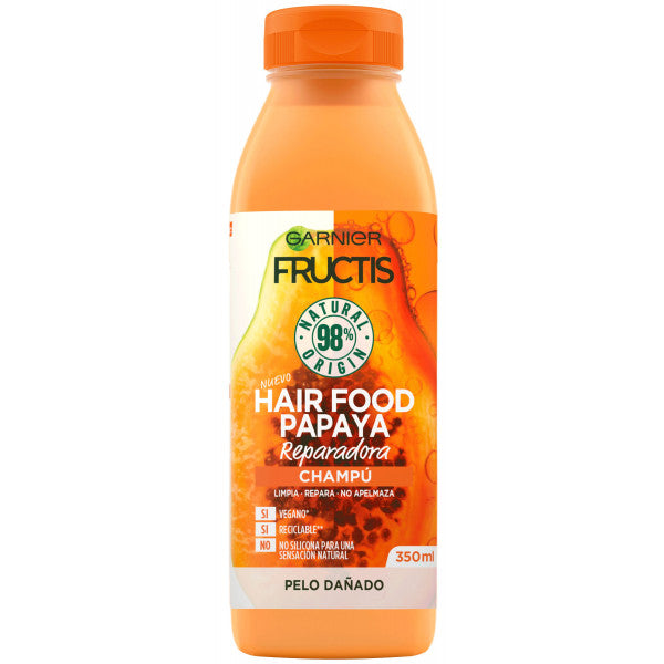 Hair Food Shampoo Riparatore Alla Papaia 350 ml - Garnier - Fructis - 1