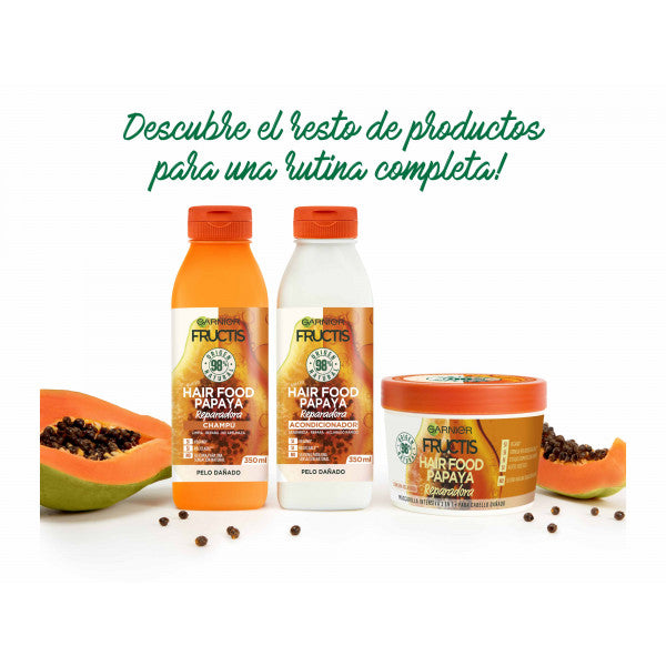 Hair Food Balsamo Riparatore Papaya 350 ml - Garnier - Fructis - 3