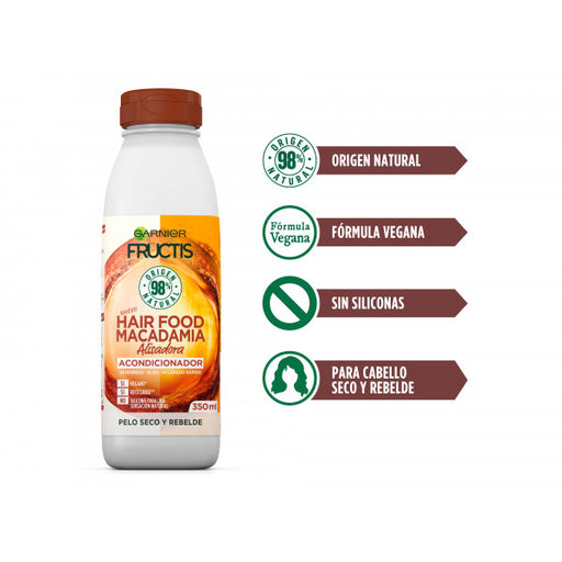 Hair Food Macadamia Balsamo Lisciante 350 ml - Garnier - Fructis - 2