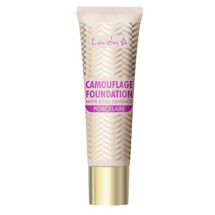 Base de Maquillaje Fondotinta Camouflage Opaco e Copertura Completa - Lovely : Camouflage Foundation 1 Porcelain - 1