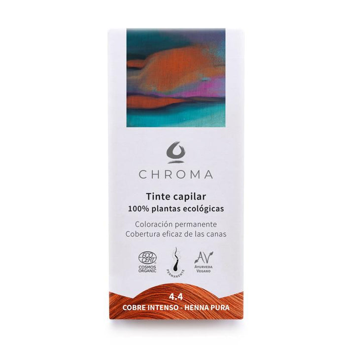 Colore Chroma BIO - Chroma : 4.4 Cobre Intenso - Henna Pura - 1