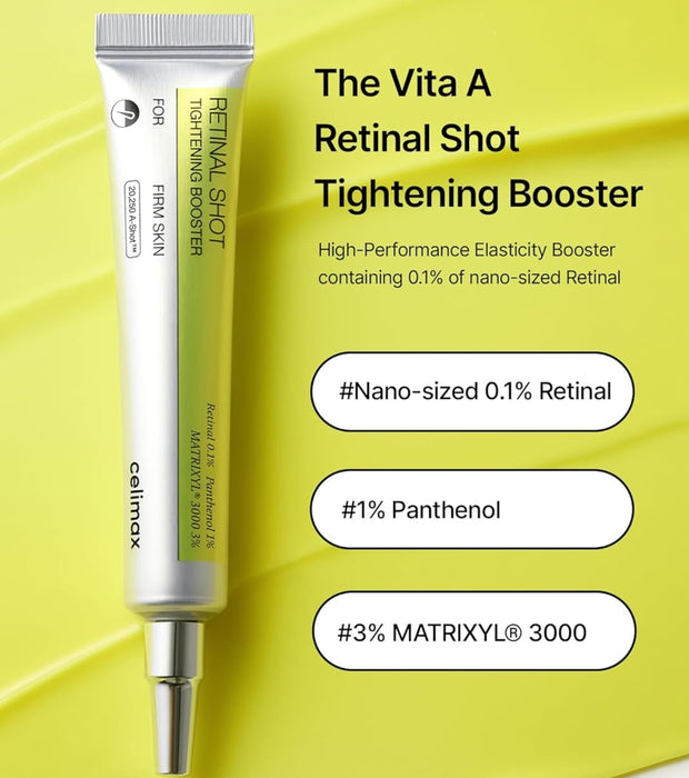 Siero Concentrato THE-A Retinol Shot Tightening Booster 15ml - Celimax - 3