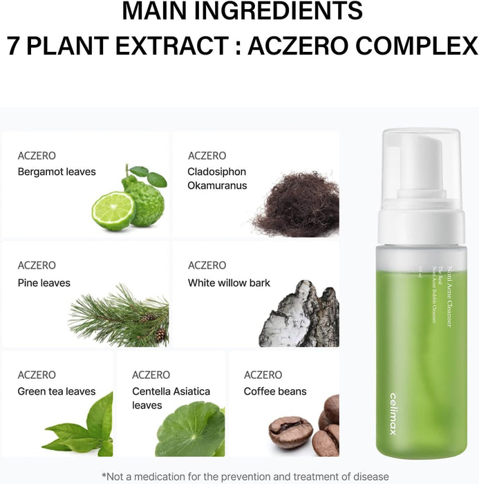 NONI Detergente a bolle per acne 155ml - Celimax - 2