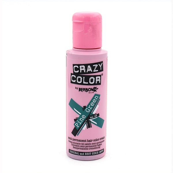 Colorante semipermanente senza ammoniaca 100ml - Crazy Color : 46 -  Pine Green - 1