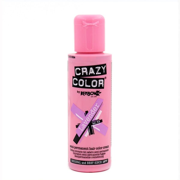 Colorante semipermanente senza ammoniaca 100ml - Crazy Color : 54 -  Lavender - 1