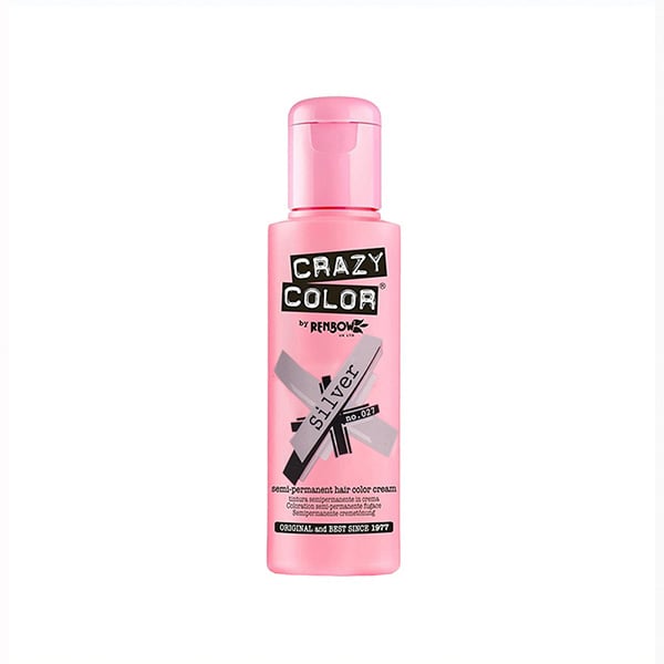 Colorante semipermanente senza ammoniaca 100ml - Crazy Color : 27 -  Silver - 1