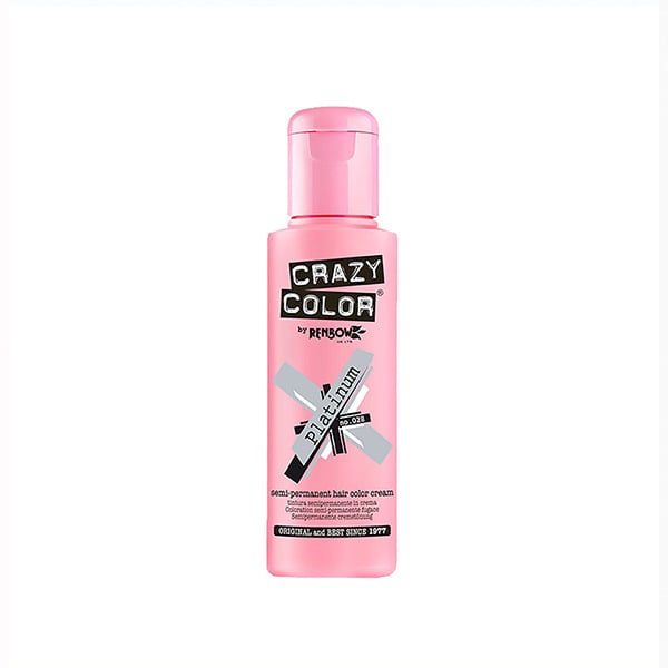 Colorante semipermanente senza ammoniaca 100ml - Crazy Color : 28 -  Platinum - 1