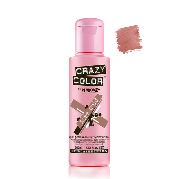 Colorante semipermanente senza ammoniaca 100ml - Crazy Color : 73 -  Rose Gold - 1