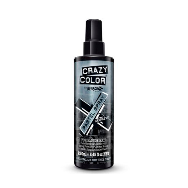 Spray Temporale con Colore 250ml - Crazy Color : Graphite - 1