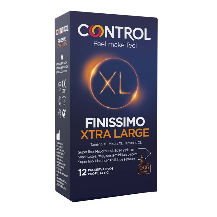 Preservativo Finissimo Xl - Control : 12 Unidades - 1
