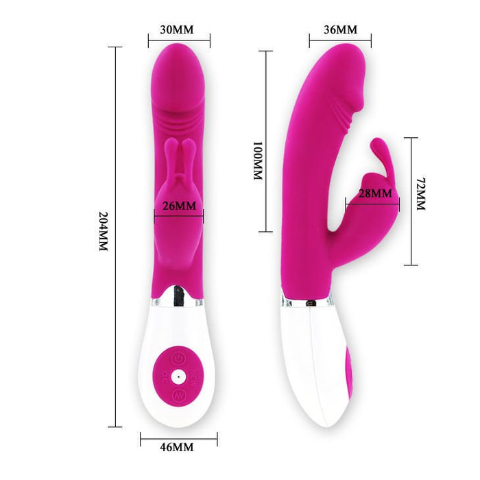 Pretty Love Vibrador con Rabbit Gene - Flirtation - 6