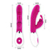 Pretty Love Vibrador con Rabbit Gene - Flirtation - 6