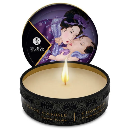 Mini Carezza di Candelight Vela Masaje Frutta Esotica 30ml - Candele - Shunga - 1