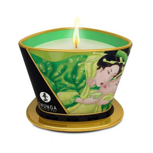 Mini Carezza di Candelight Vela Masaje Té Verde 170ml - Candele - Shunga - 1