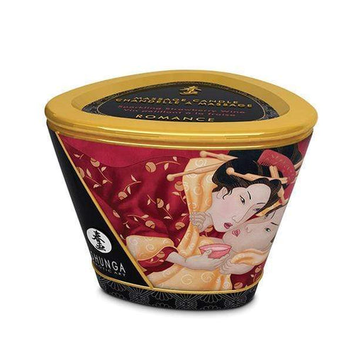 Mini Carezza di Candelight Candela da Massaggio Fragola e Vino 170ml - Candele - Shunga - 1
