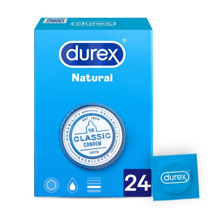 Preservativi Natural Plus 24 unità - Durex - 1