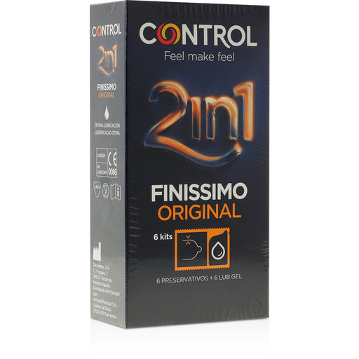 Duo Finisimo Preservativi + Lubrificante 6 Unità - Control - 1