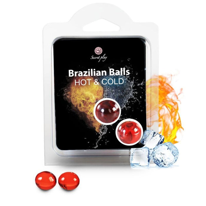 Set 2 Palline Lubrificanti Palline Brasiliane Calore &amp; Freddo - Secretplay Cosmetic - Secret Play - 1