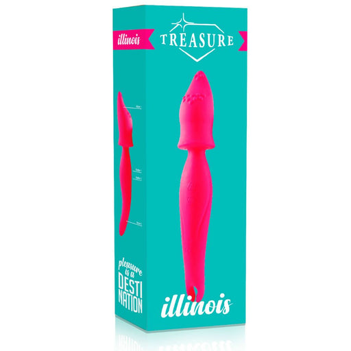 Stimolatore in silicone rosa dell&#39;Illinois - Treasure - 1