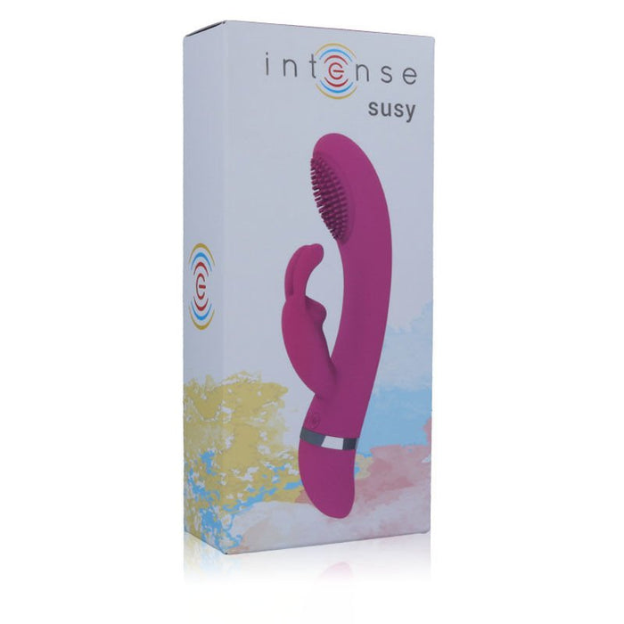 Vibratore oscillante Susy Pink Silicon Rabbit - Divertimento - Intense - 1