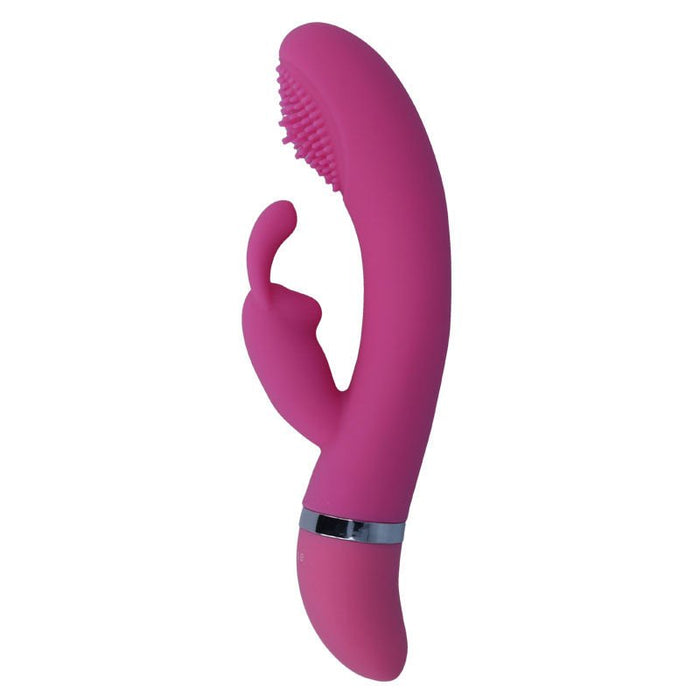 Vibratore oscillante Susy Pink Silicon Rabbit - Divertimento - Intense - 4