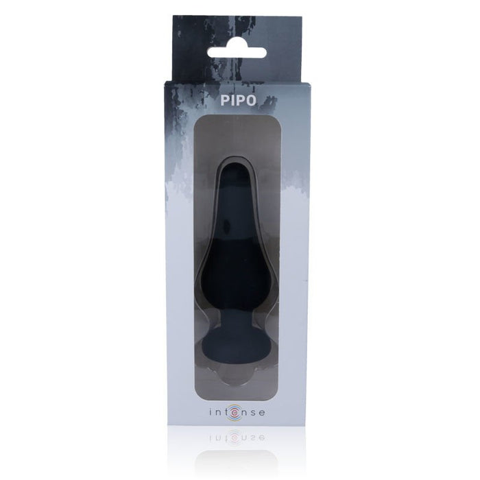 Plug anale Pipo L Silicone Negro 13 cm - Giocattoli anali - Intense - 2