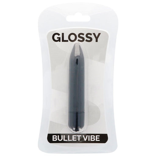 Vibratore nero sottile - Glossy - 2