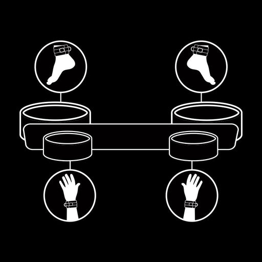 Fetish Sottomissivo Barra Separatrice Bondage - Fetish Fantasy Gold - 2