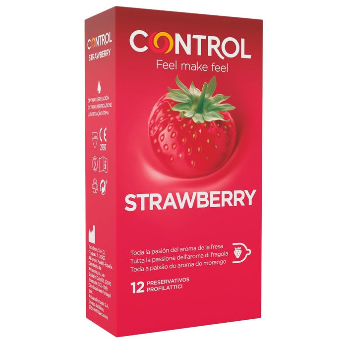 Preservativi Adapt Fragola 12 Unità - Control - 1