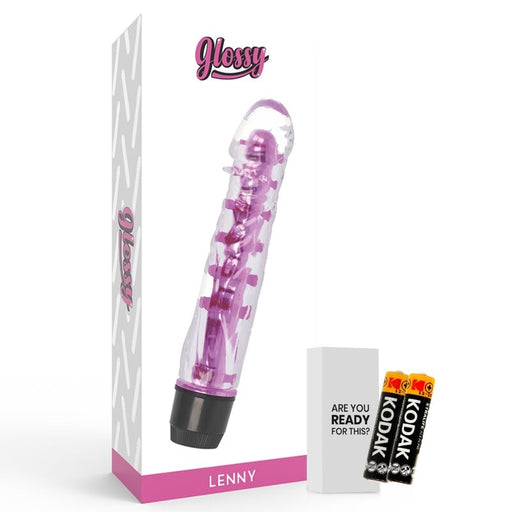 Vibratore Lenny Pink - Glossy - 1