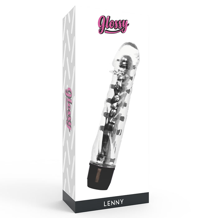 Vibratore Lenny Black - Glossy - 5