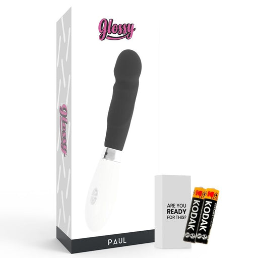 Vibratore Paul nero - Glossy - 1