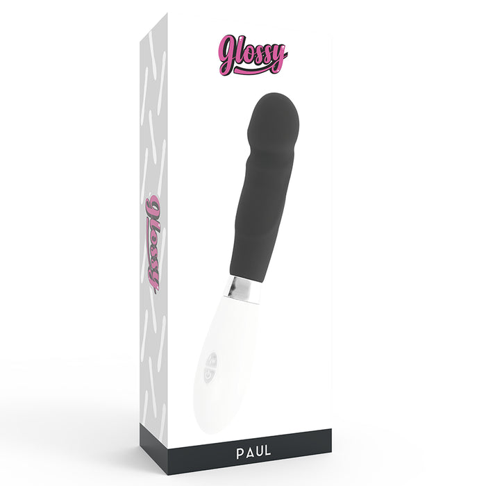 Vibratore Paul nero - Glossy - 5