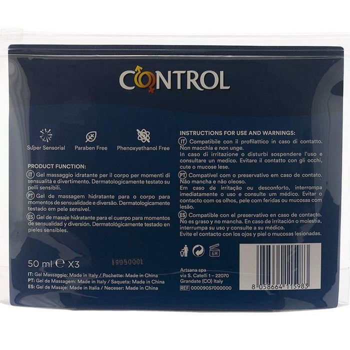 Gel da massaggio 3 unità 50 ml - Control - 6