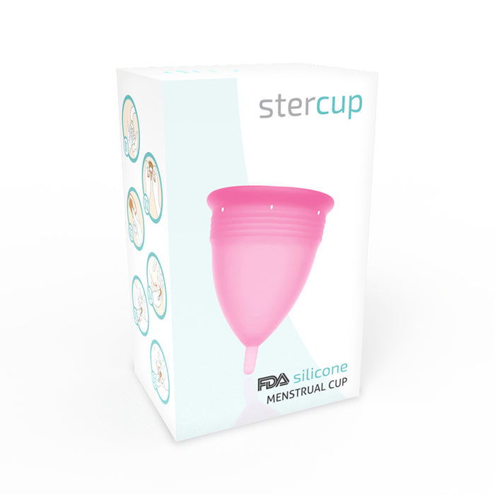 Coppetta mestruale in silicone taglia L Rosa - Stercup - 3