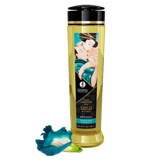 Olio da massaggio erotico sensuale Fiori dell&#39;isola - Oli - Shunga - 1