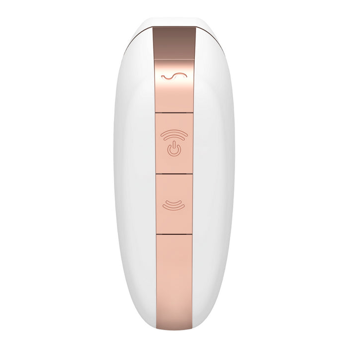 Connect Stimolatore clitorideo Love Triangle Bianco / Oro - Satisfyer - 2