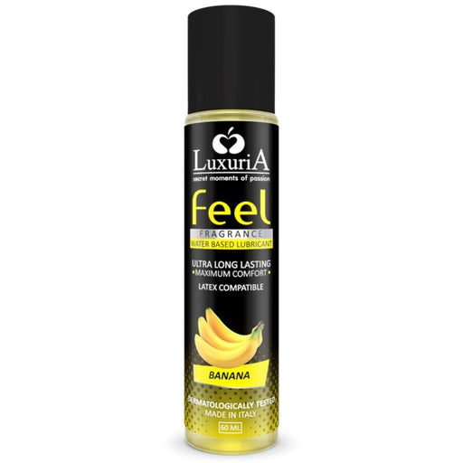 Lubrificante Feel Aqua a base d&#39;acqua - Banana 60ml - Luxuria - 1