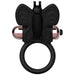 Anello Vibrante Farfalla Cock Ring Nero / Oro - Coquette - 7