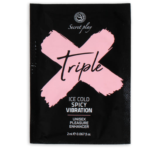 Gel intensificatore di piacere Triple X Unisex 2 ml - Secretplay Cosmetic - Secret Play - 1