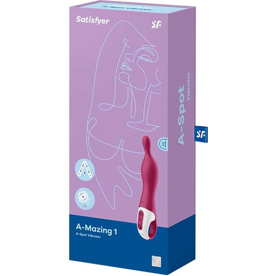 A-mazing 1 Vibratore Punto a - Berry - Satisfyer - 3