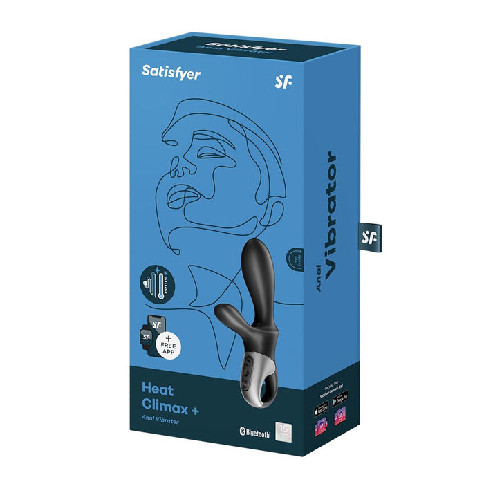 Calore Climax + Vibratore Anale App - Nero - Satisfyer - 1