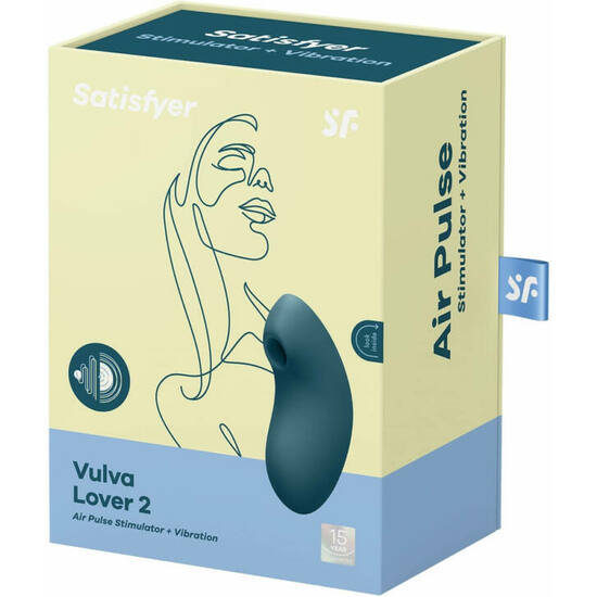 Vulva Lover 2 Stimolatore e Vibratore - Blu - Satisfyer - 9