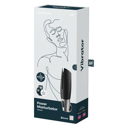 Masturbatore Power - Nero e Argento - Satisfyer - 1