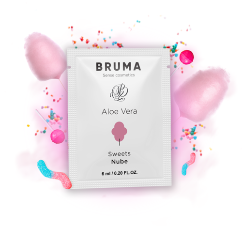 Gel Lubrificante con Aloe Vera Sapore di Nuvola 6 ml - Bruma - 1