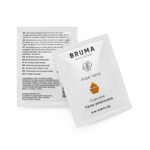 Gel Lubrificante 6 ml con Aloe Vera Gusto Torta Americana - Bruma - 1