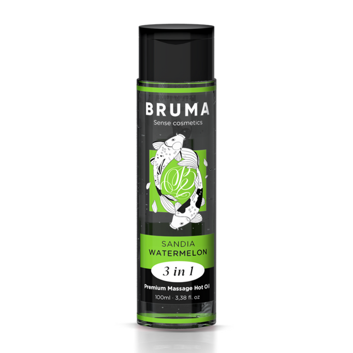 Olio per Massaggi Effetto Caldo - Gusto Anguria - Bruma - 1