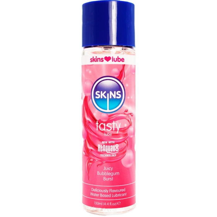 Lubrificante a base d'acqua al gusto di gomma da masticare 130ml - Skins - 1