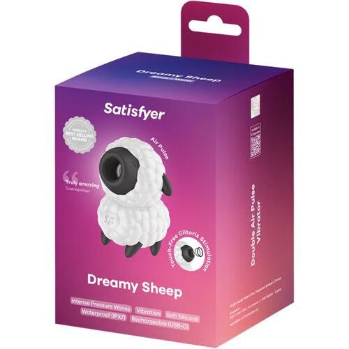 Sogno Pecora Vibratore & Stimolatore ad Impulsi d'Aria - Satisfyer - 1