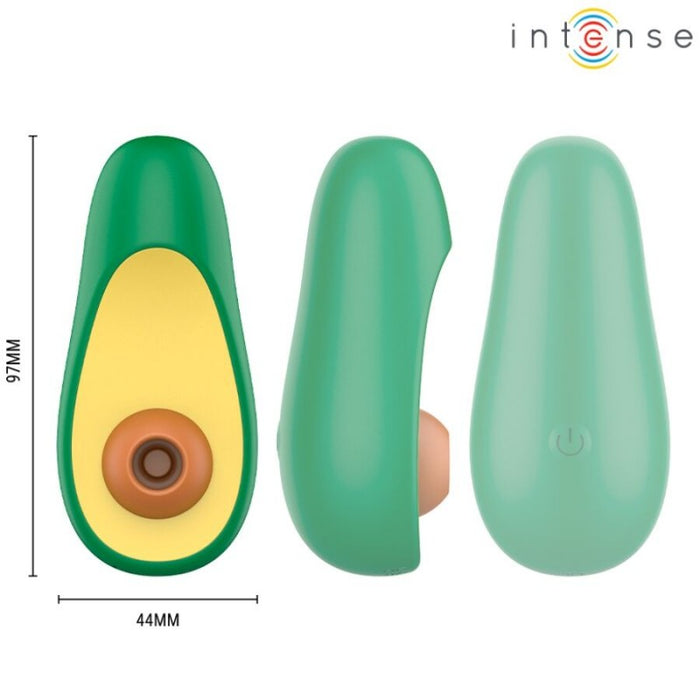 INTENSO - WAKI Stimolatore Succhia Clitoride Avocado - Intense - 3